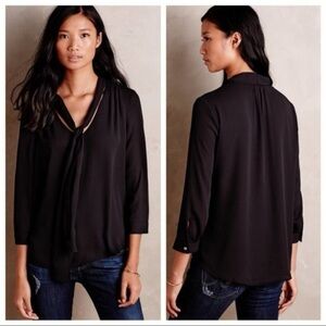 Anthropologie HD in PARIS Astral Tie Neck Top